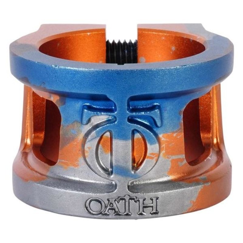 Oath Components Cage V2 Clamp Orange/Blue/Titanium