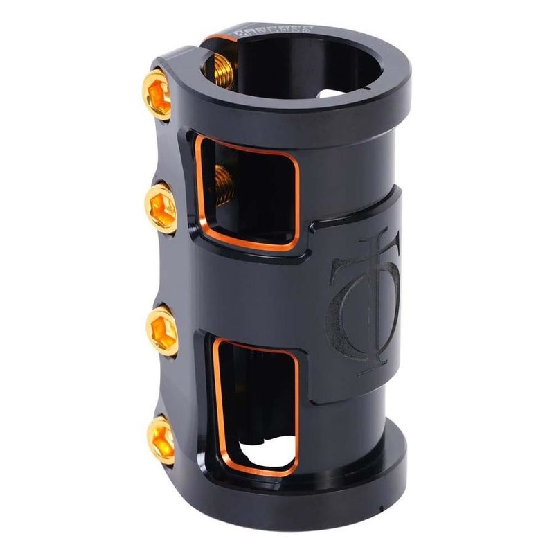 Oath Components Carcass SCS 4 Bolt Clamp Black/Orange