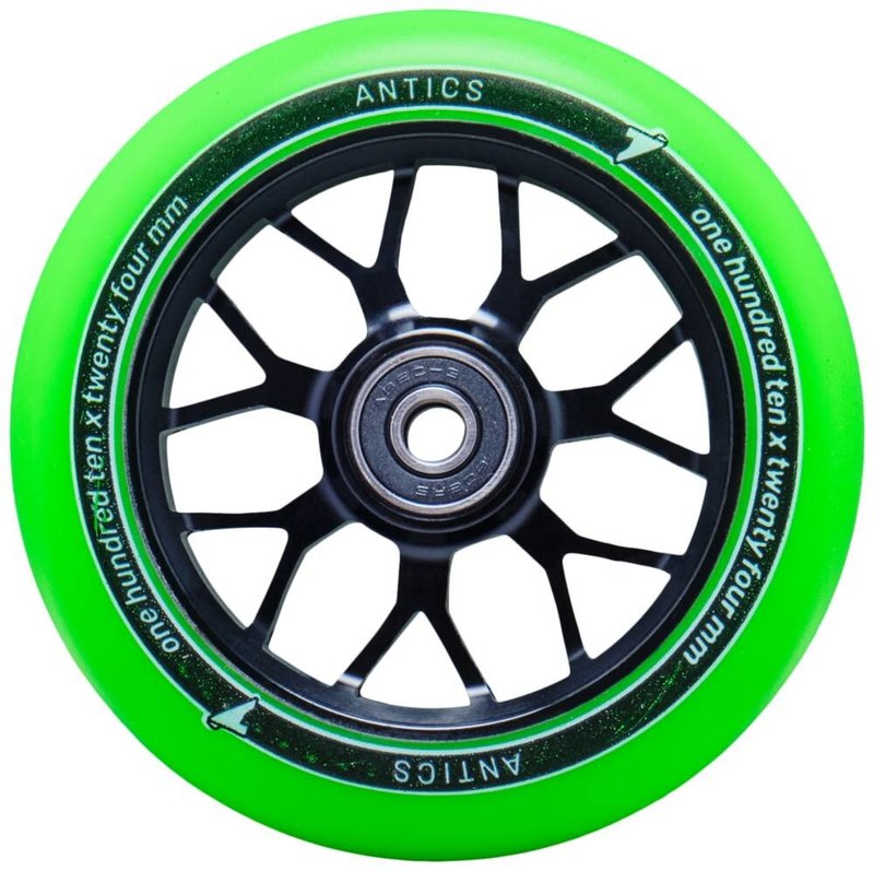 Antics Glider wheels set 110mm Green