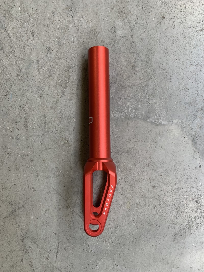 Fuzion  Paradox Fork Anodized Red