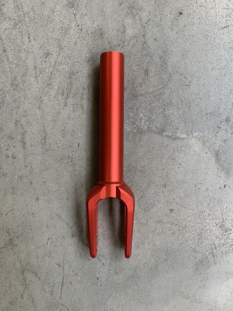 Fuzion  Paradox Fork Anodized Red