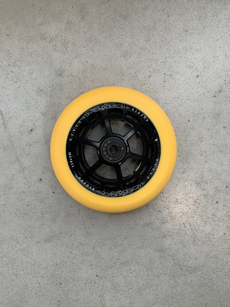 urbanArtt Civic Wheels Black/Yellow