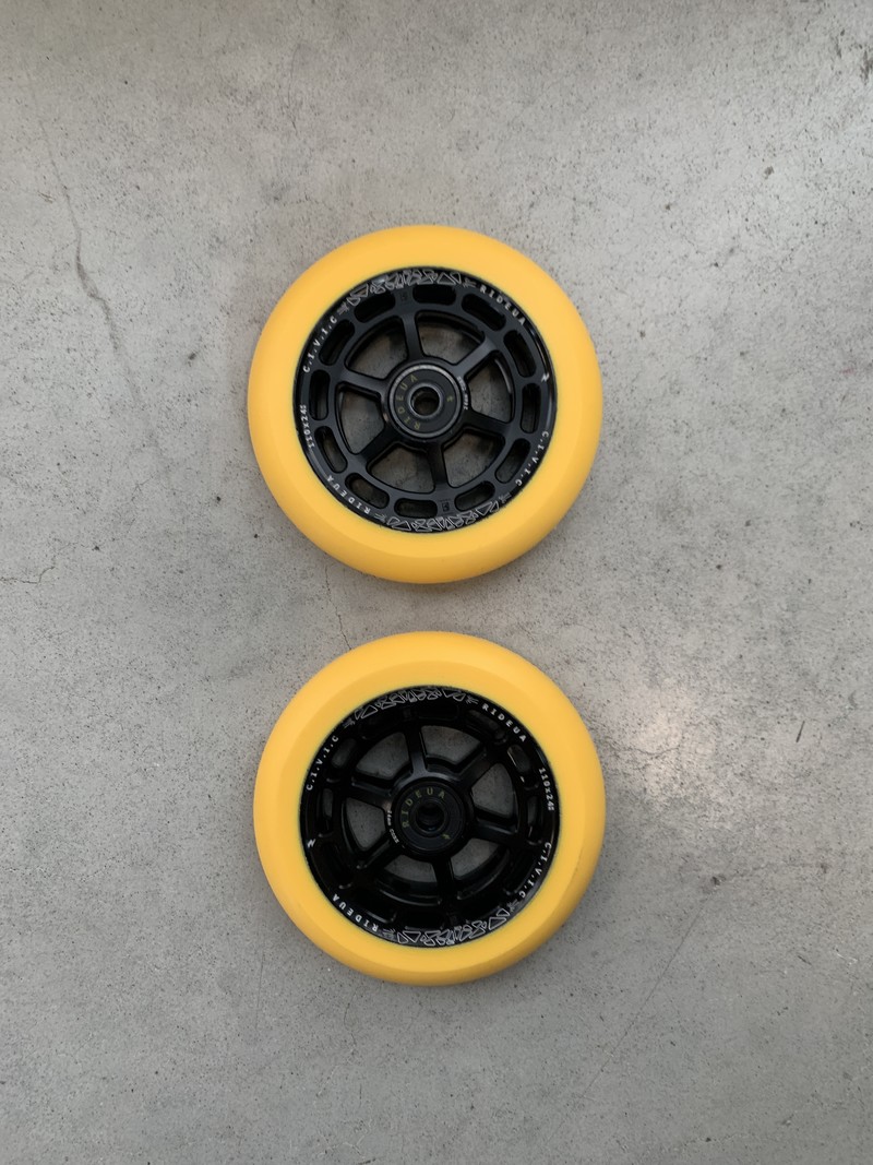 urbanArtt Civic Wheels Black/Yellow