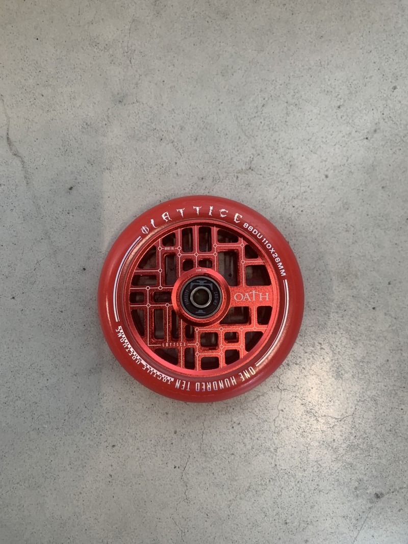 Oath Components Lattice Wheels Red