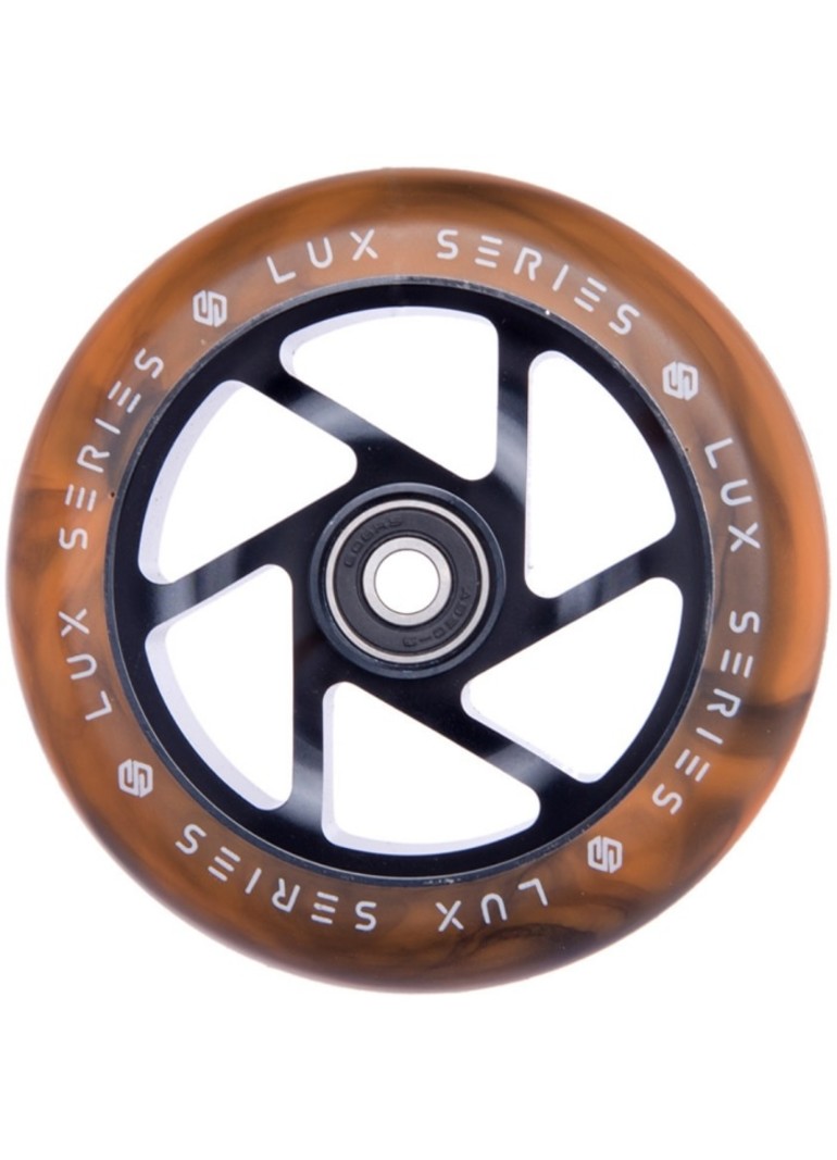 Striker Lux Spoked Wheels Orange Swirl