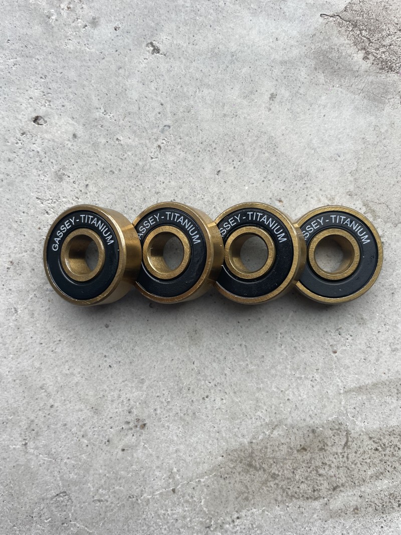 Gassey  End of Day Titanium Bearings