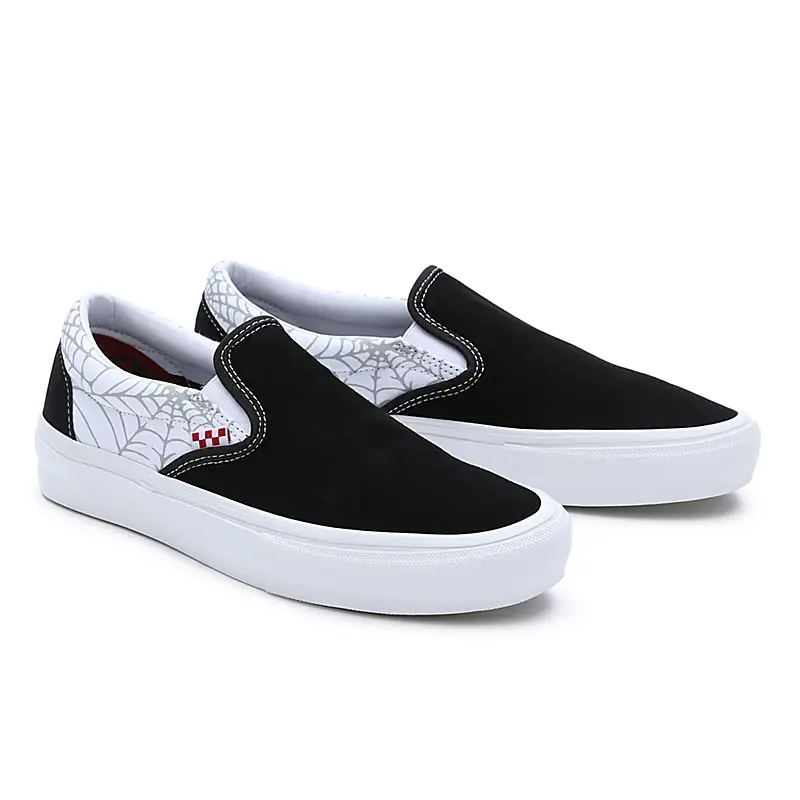 Vans Black Widow Slip On Black White