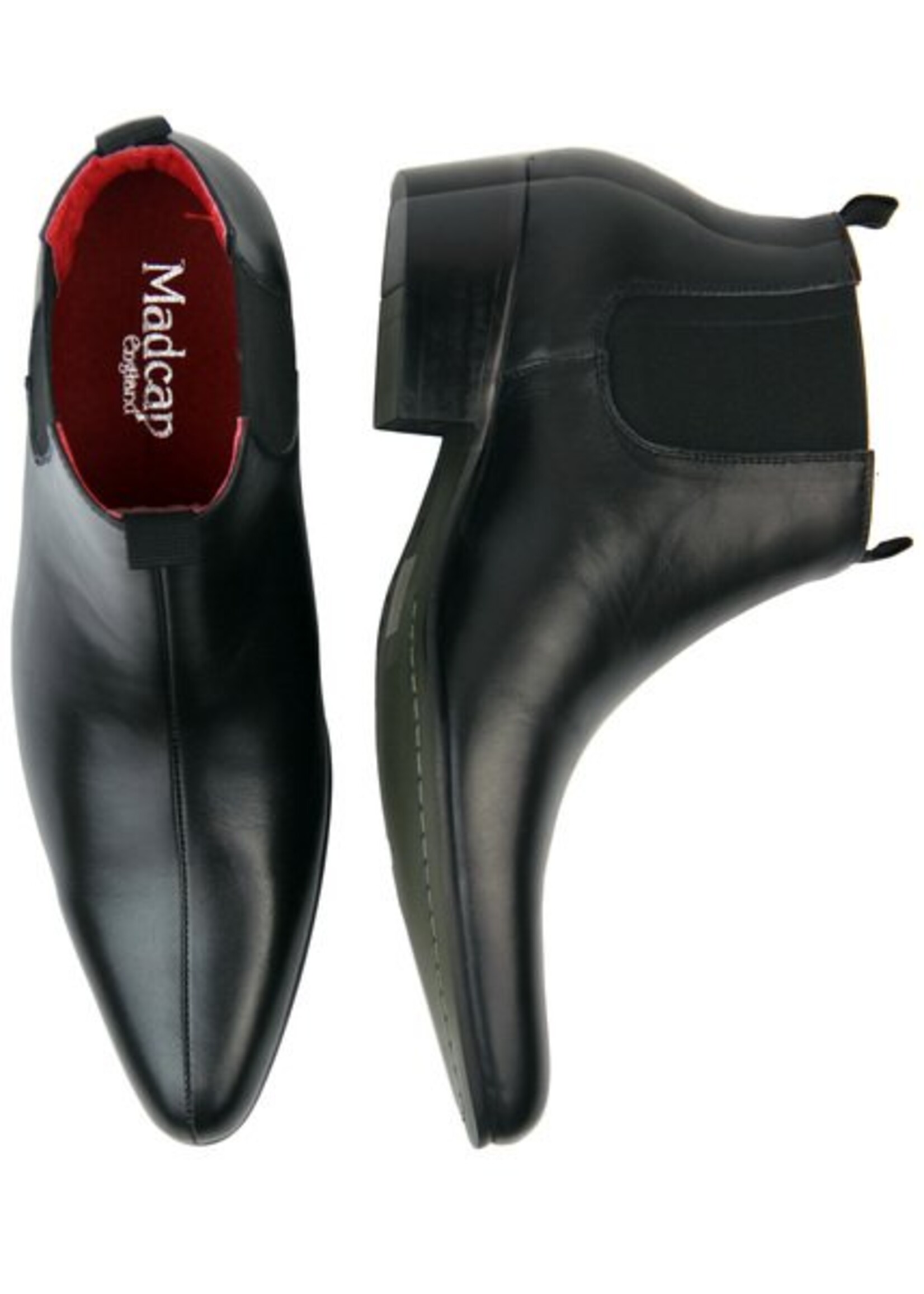 Lightfoot Mod Chelsea Boots in schwarzem Leder