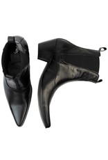 Madcap England Outlaw Mod Chelsea Boots in schwarzem Leder