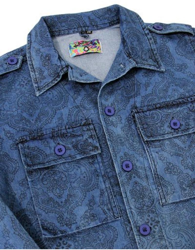 Madcap England Paisley Lennon Denim Military Jacke