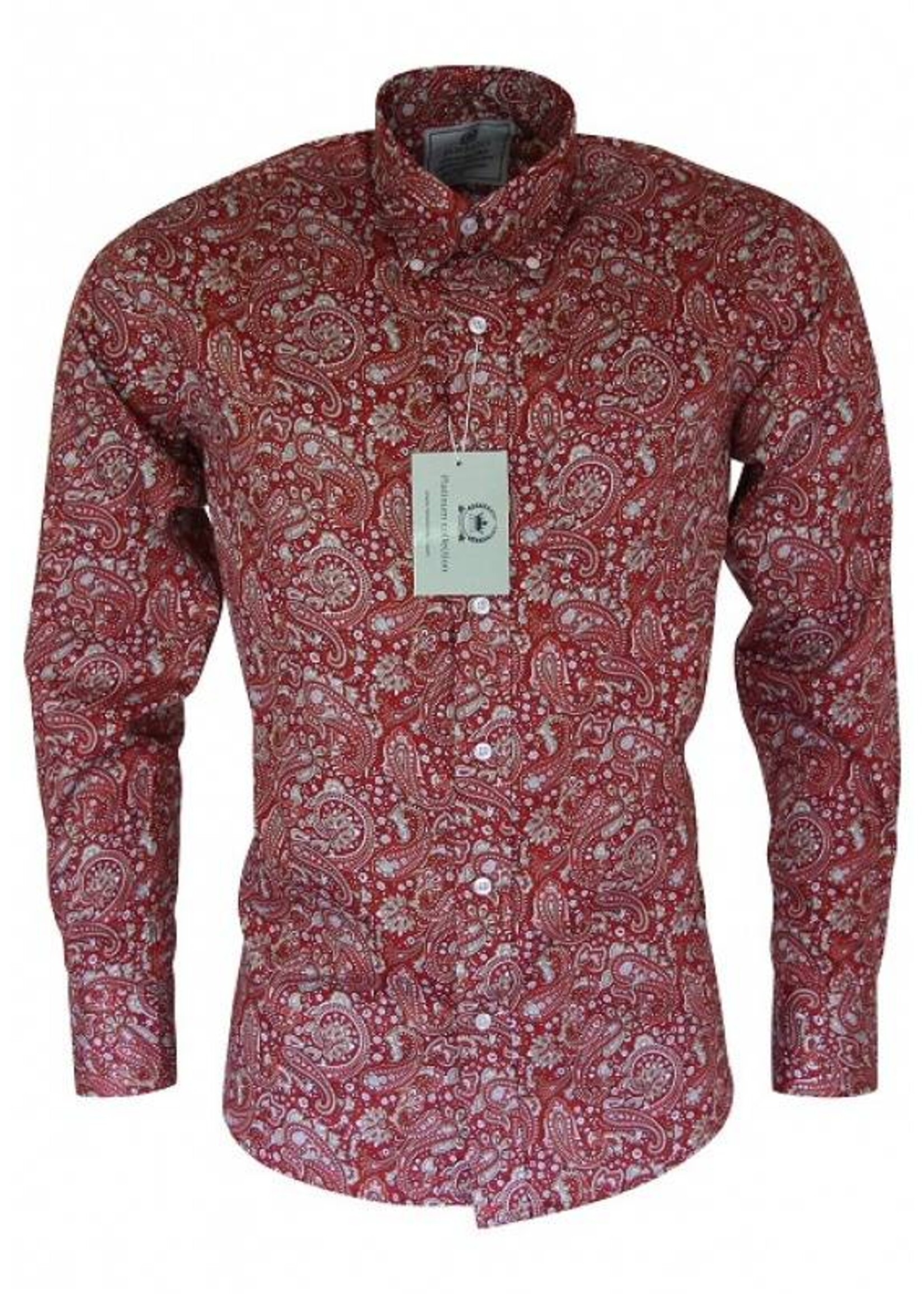 Paisley Hemd in rot