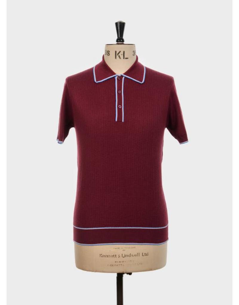 Art Gallery Polo 'Woody' bordeaux