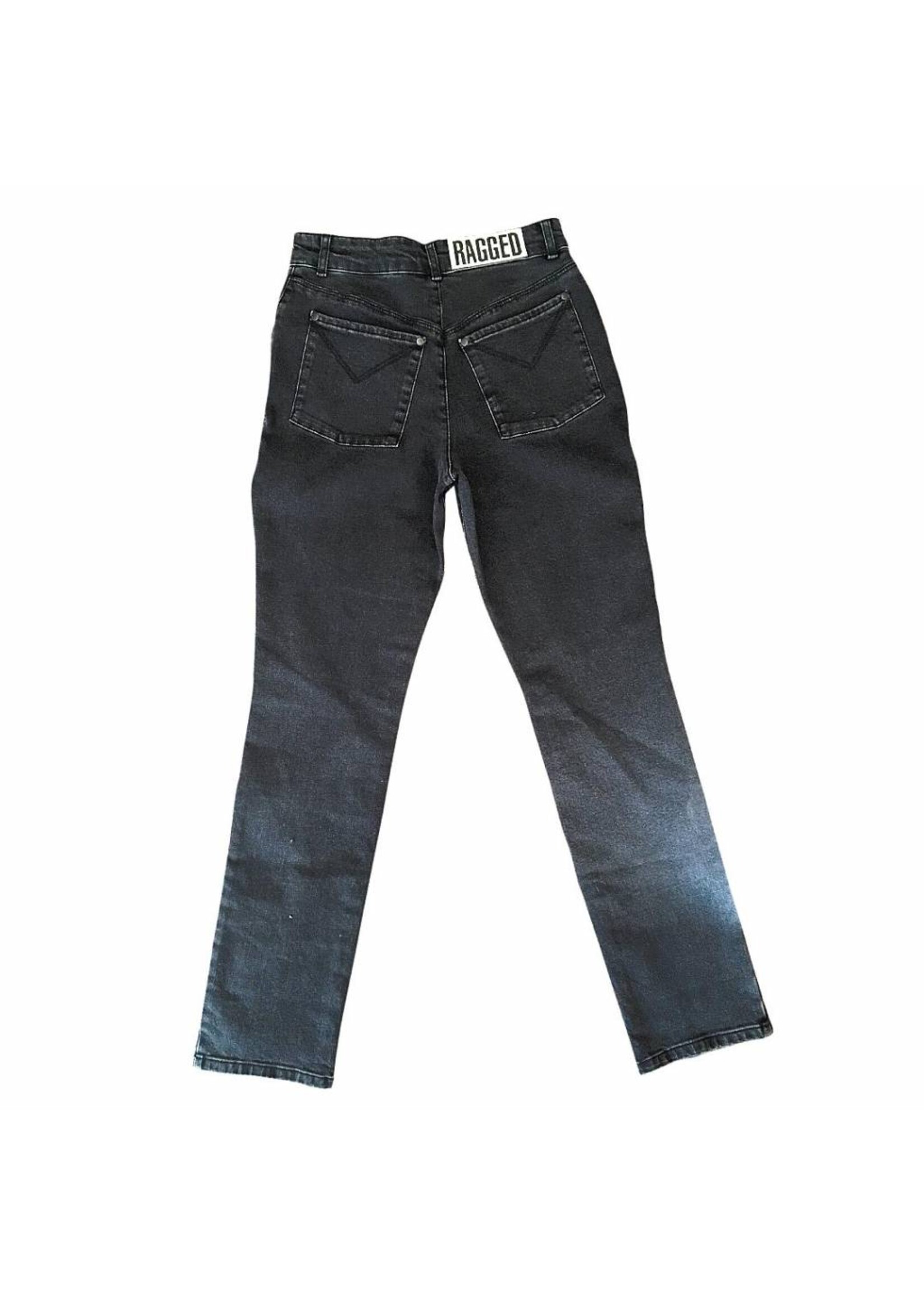 Mom Jeans schwarz/gold