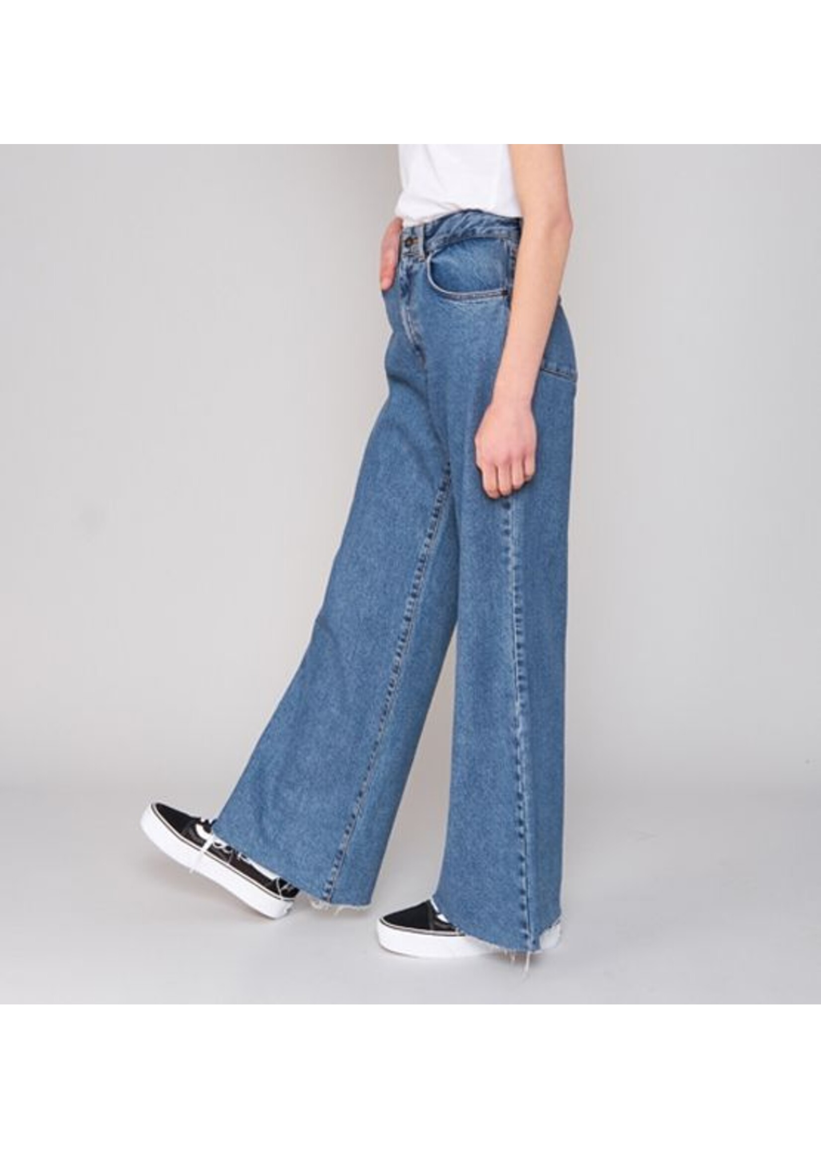 Weite Jeans blau