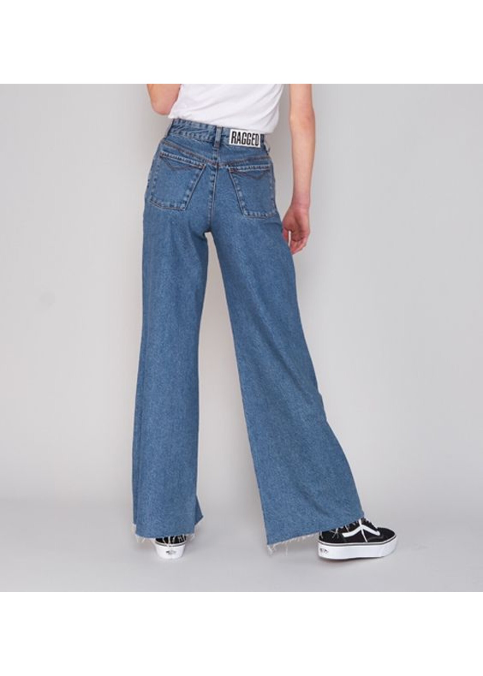 Weite Jeans blau