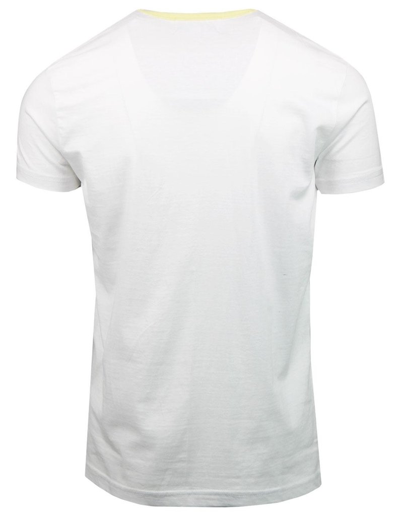 Madcap England T-Shirt mit Streifen in weiß