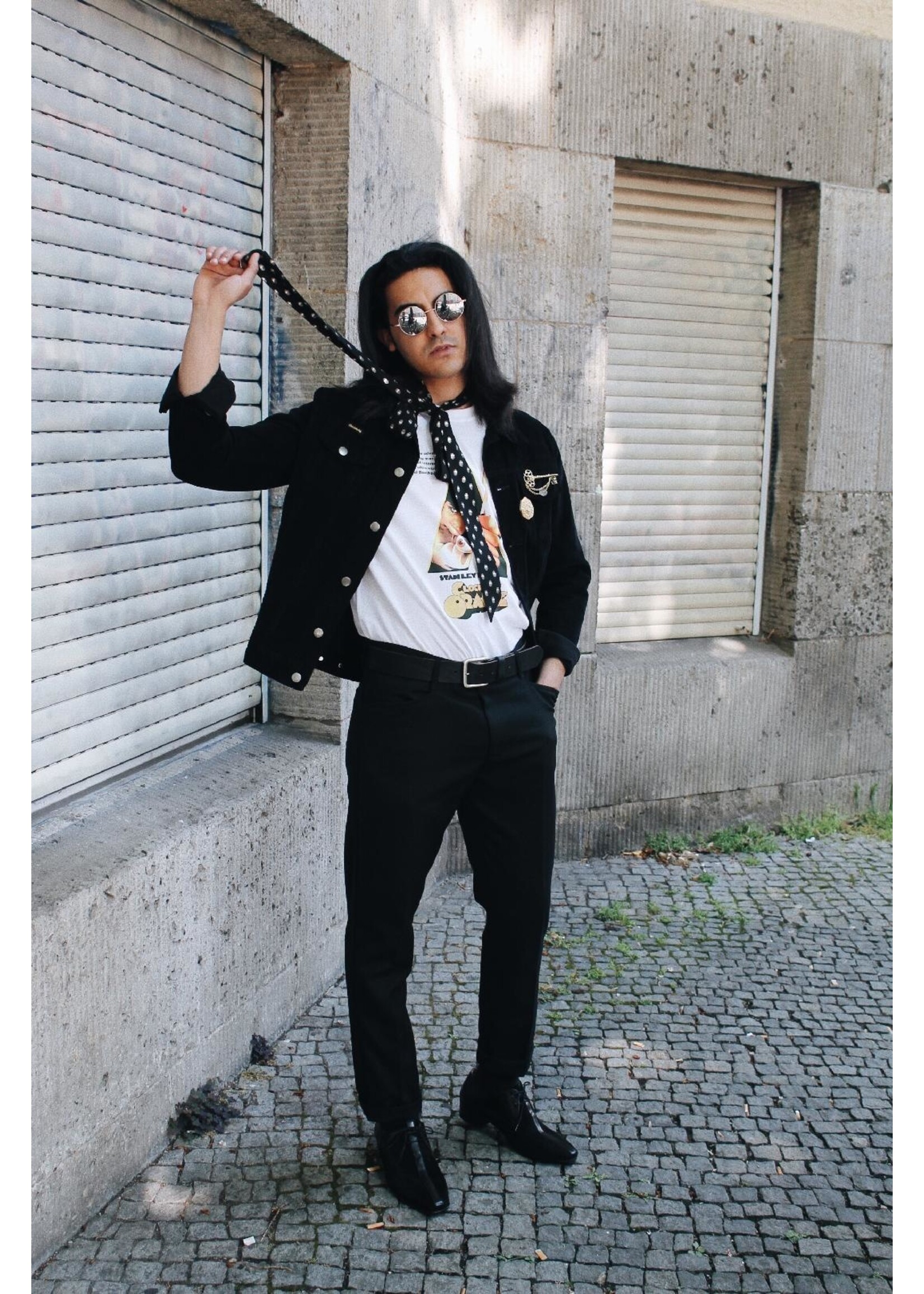Halbschuhe mit Leder und Wildleder