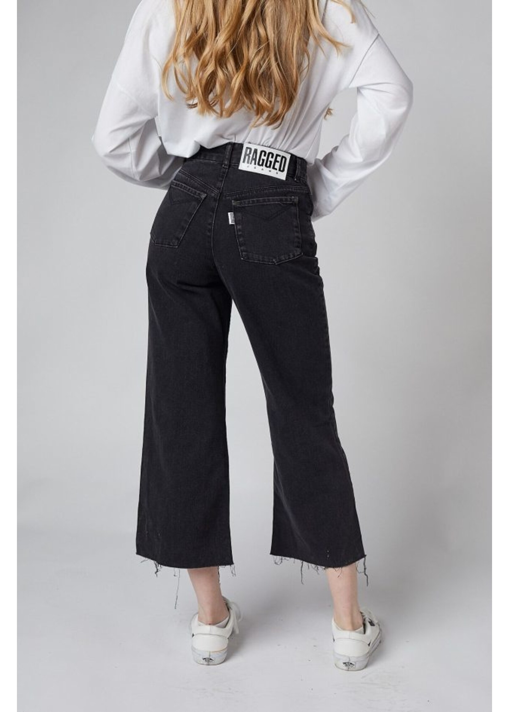 Weite Jeans schwarz