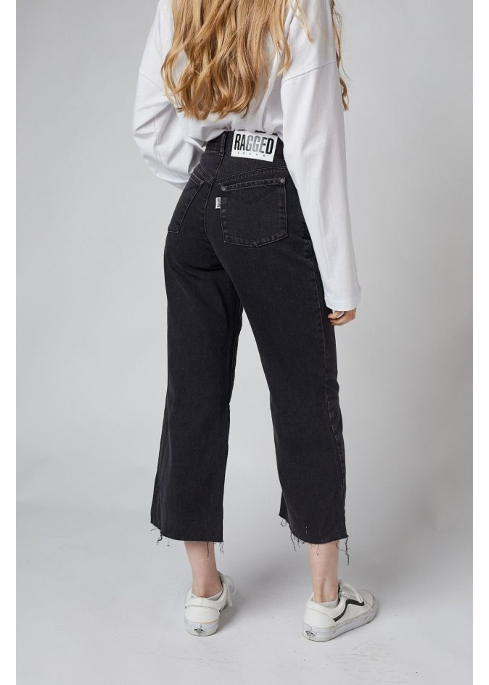 Weite Jeans schwarz
