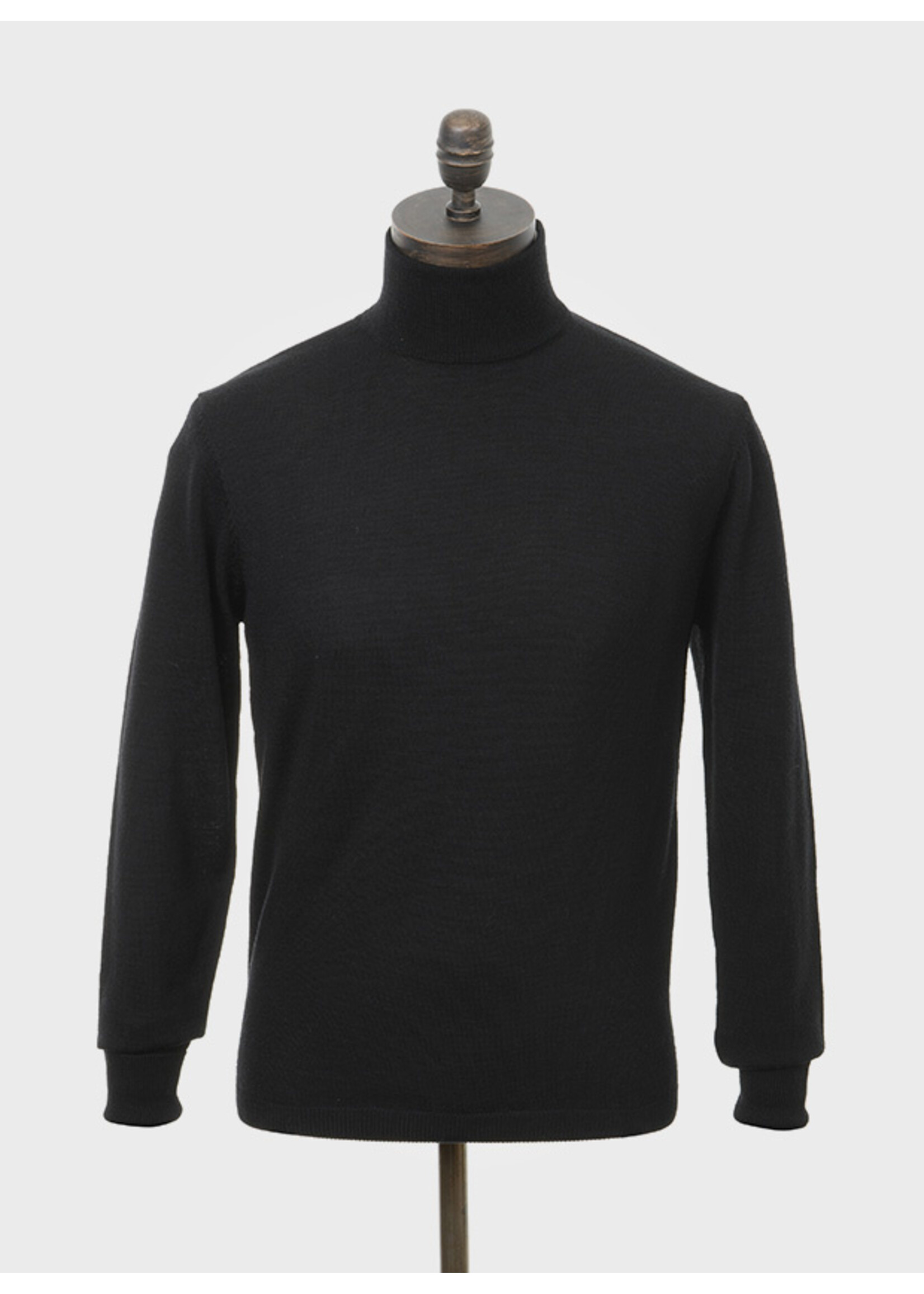 Rollkragenpullover in schwarz