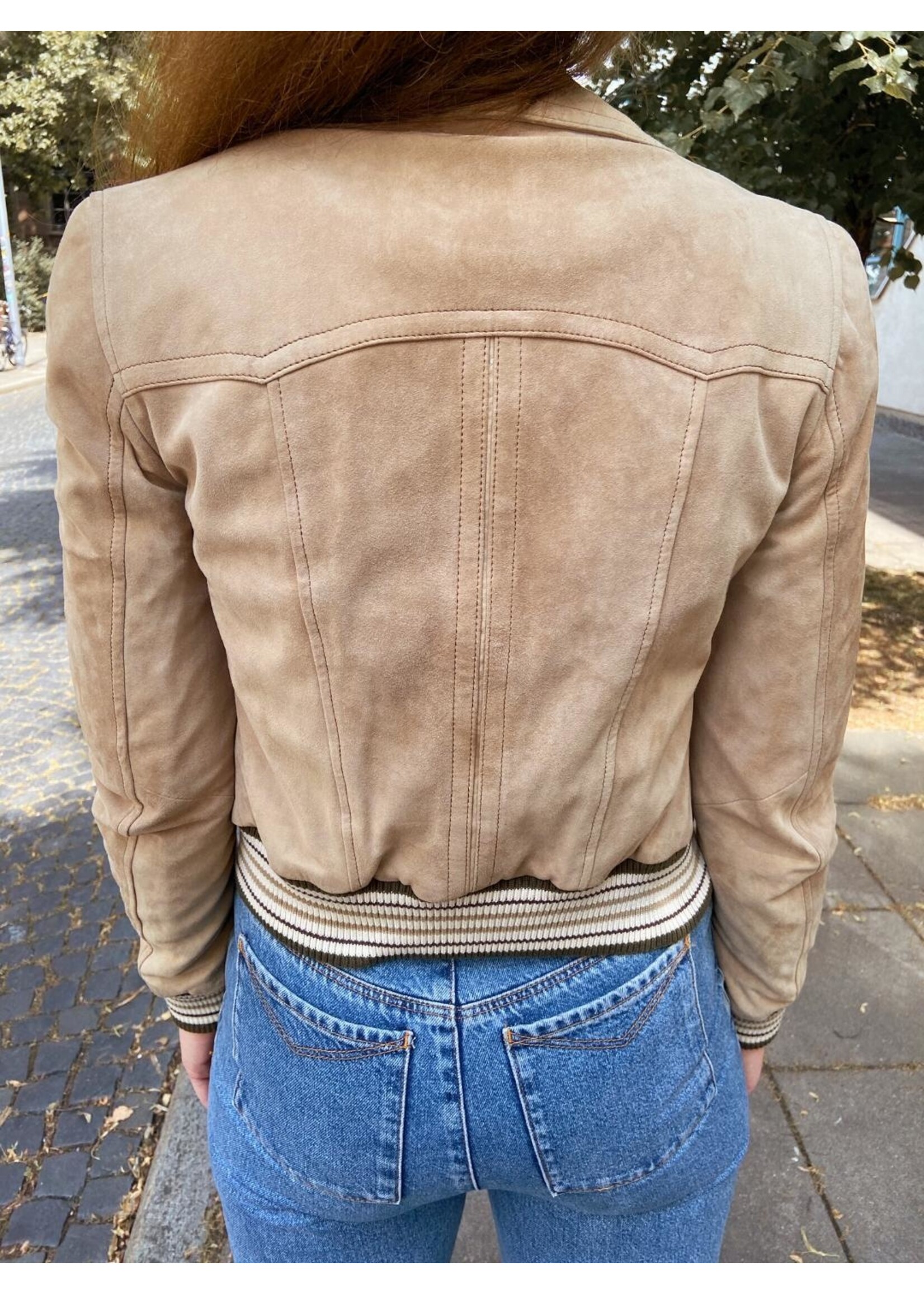 D&G Dolce & Gabbana Wildlederjacke