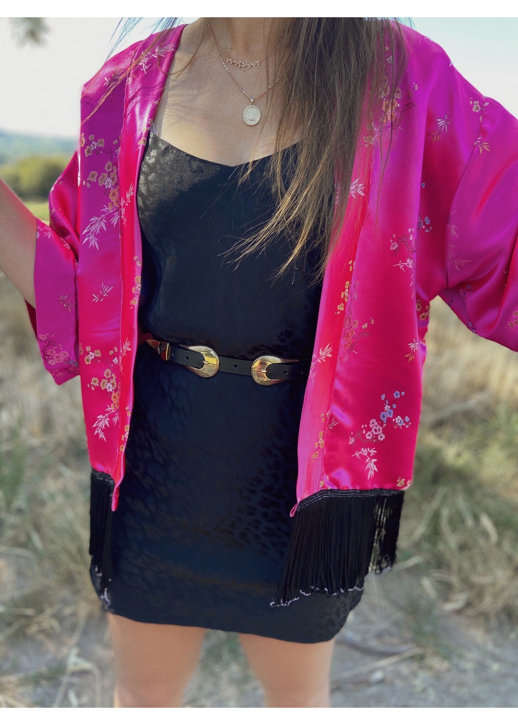 Jacke Water Lily mit Fransen