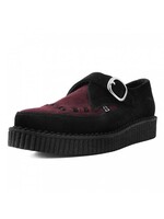 Suede Monk Buckle Pointed Creeper