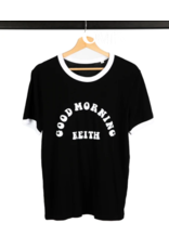 Good Morning Keith Black/White Ringer Tee