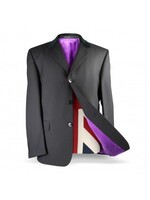 Chesterfield Jacke in schwarz