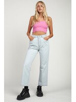 Dad Jeans in heller Waschung