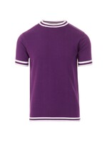 T-Shirt gestrickt lila
