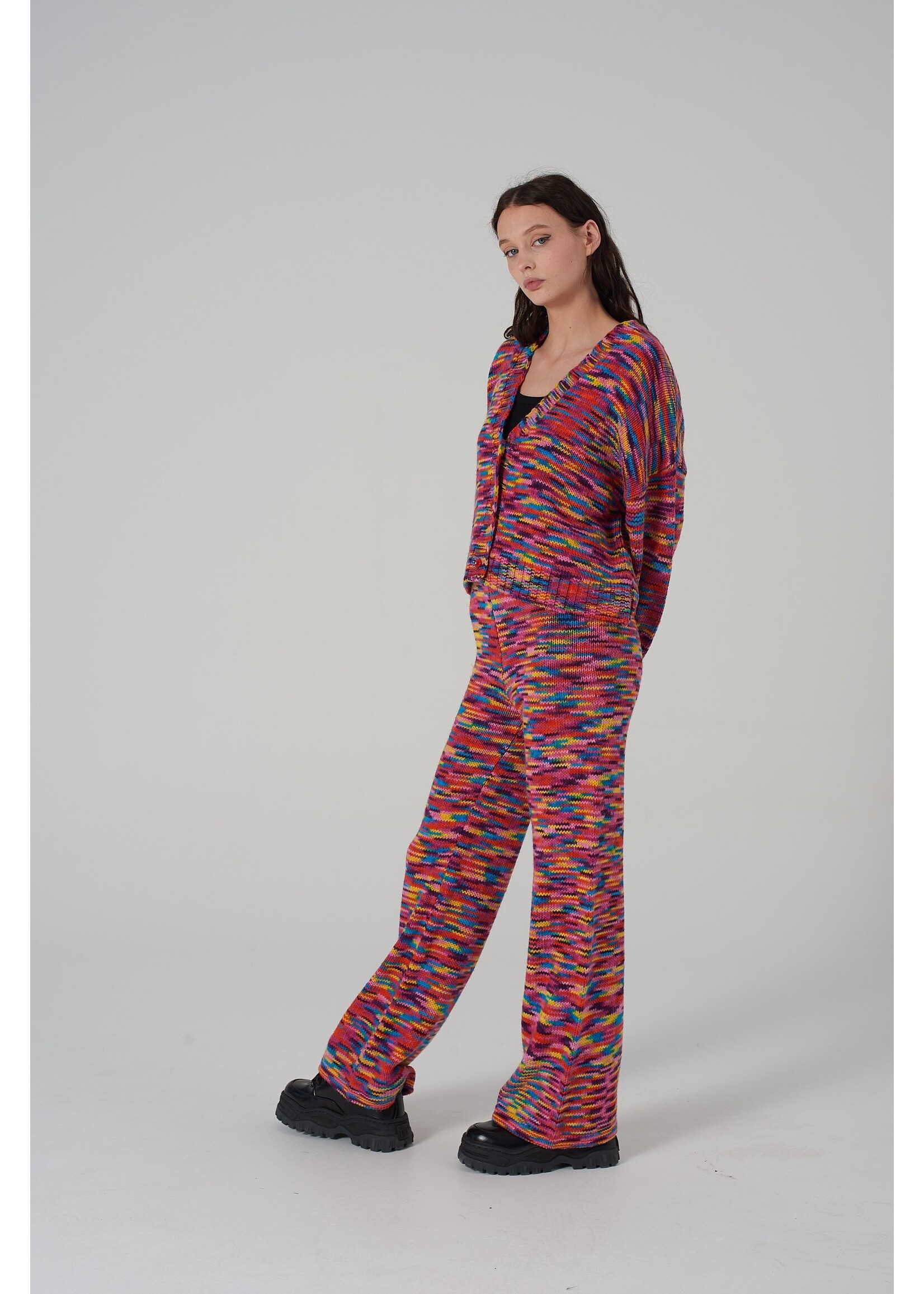 Cardigan bunter Strick