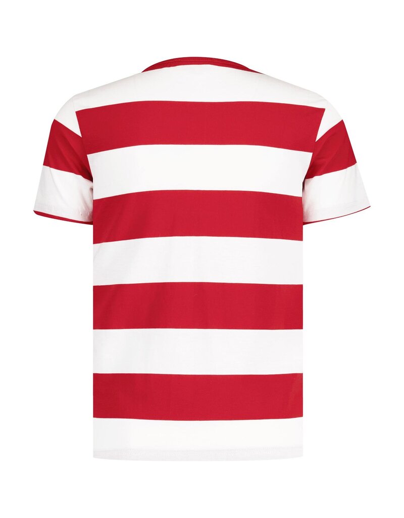 Madcap England T-Shirt mit Streifen Strawberry