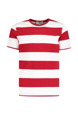 Madcap England T-Shirt mit Streifen Strawberry