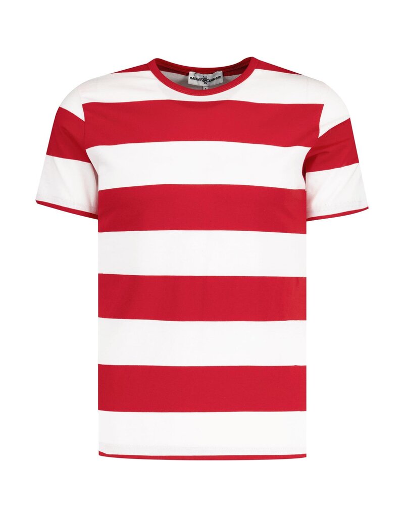Madcap England T-Shirt mit Streifen Strawberry