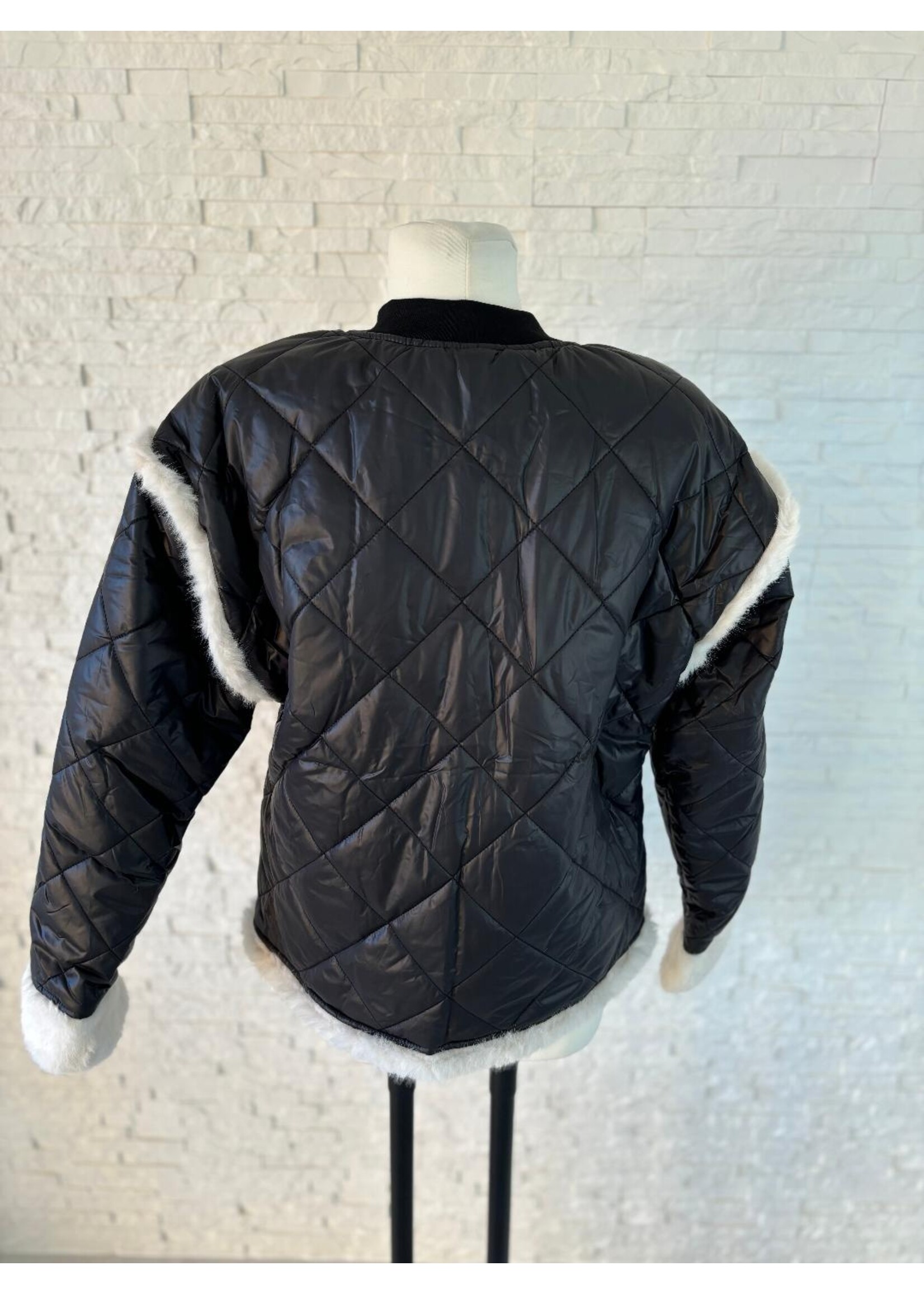 Jacke gesteppt Teddy
