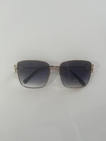 Sonnenbrille mit goldenem Metallrahmen