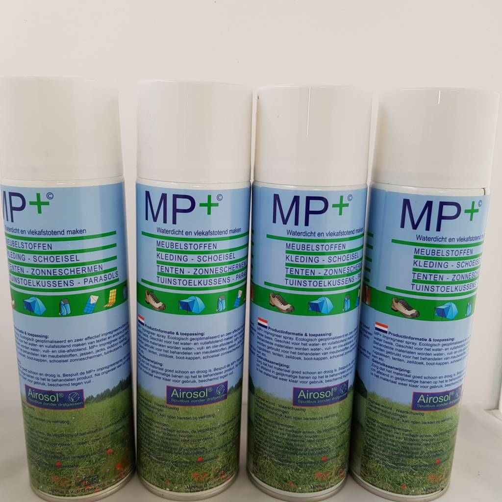 Textiel waterdicht spray maakt uw waterdicht. - MP+