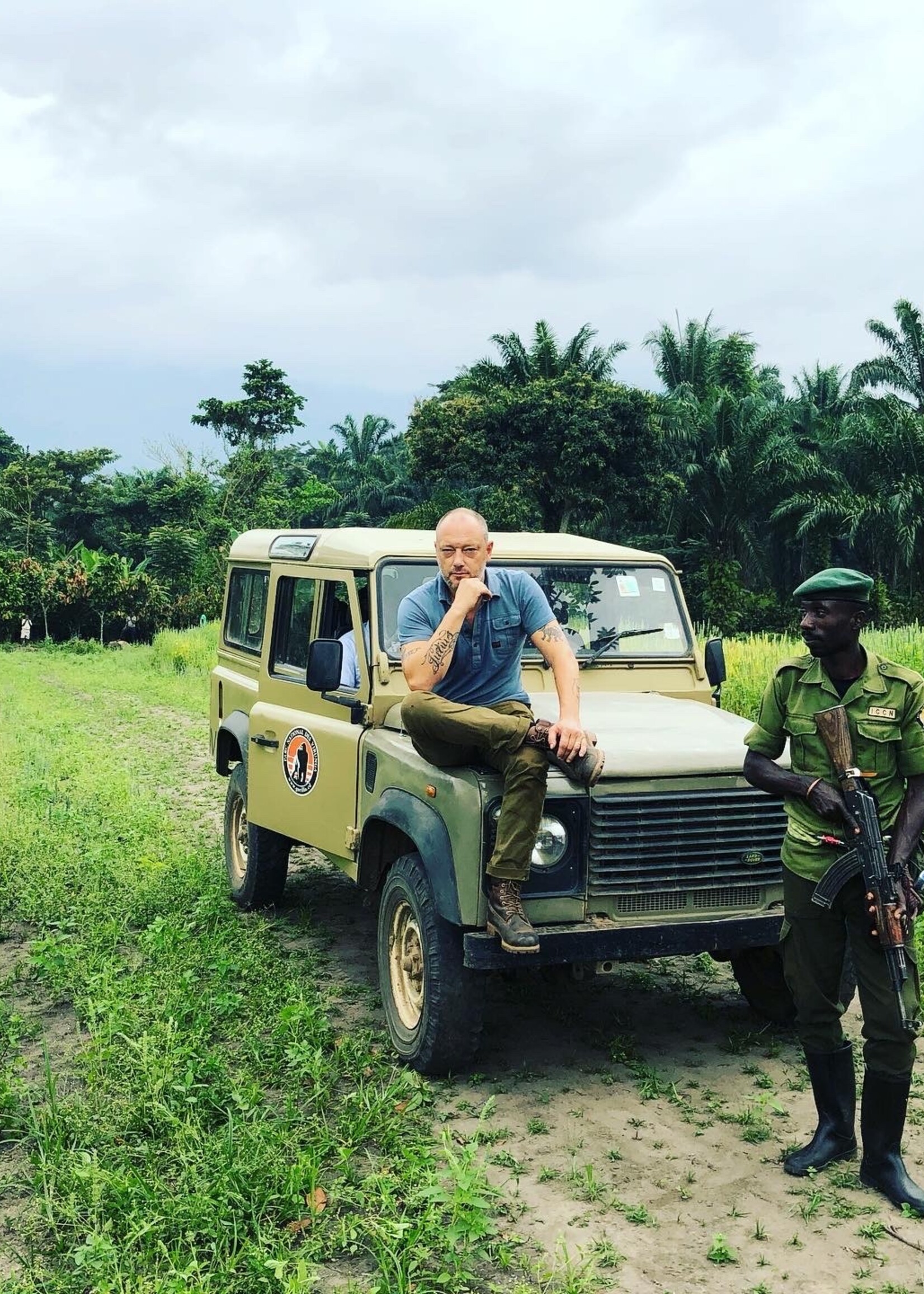 Virunga Dark Chocolate Bar  - 61%  Dark Chocolate with peanuts vegan