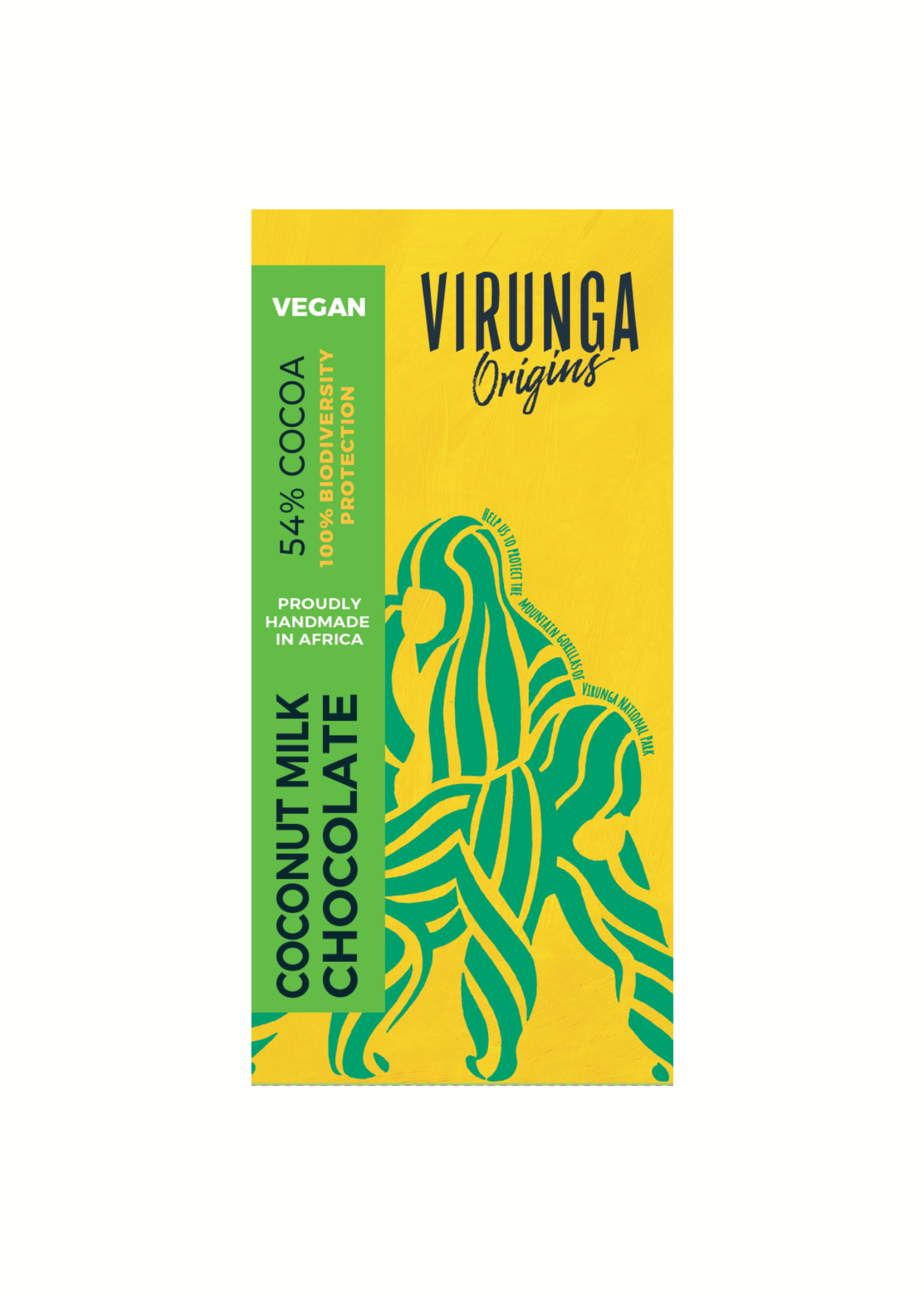 Virunga Chocolate Bar  - 54% Kokosmelk chocolade