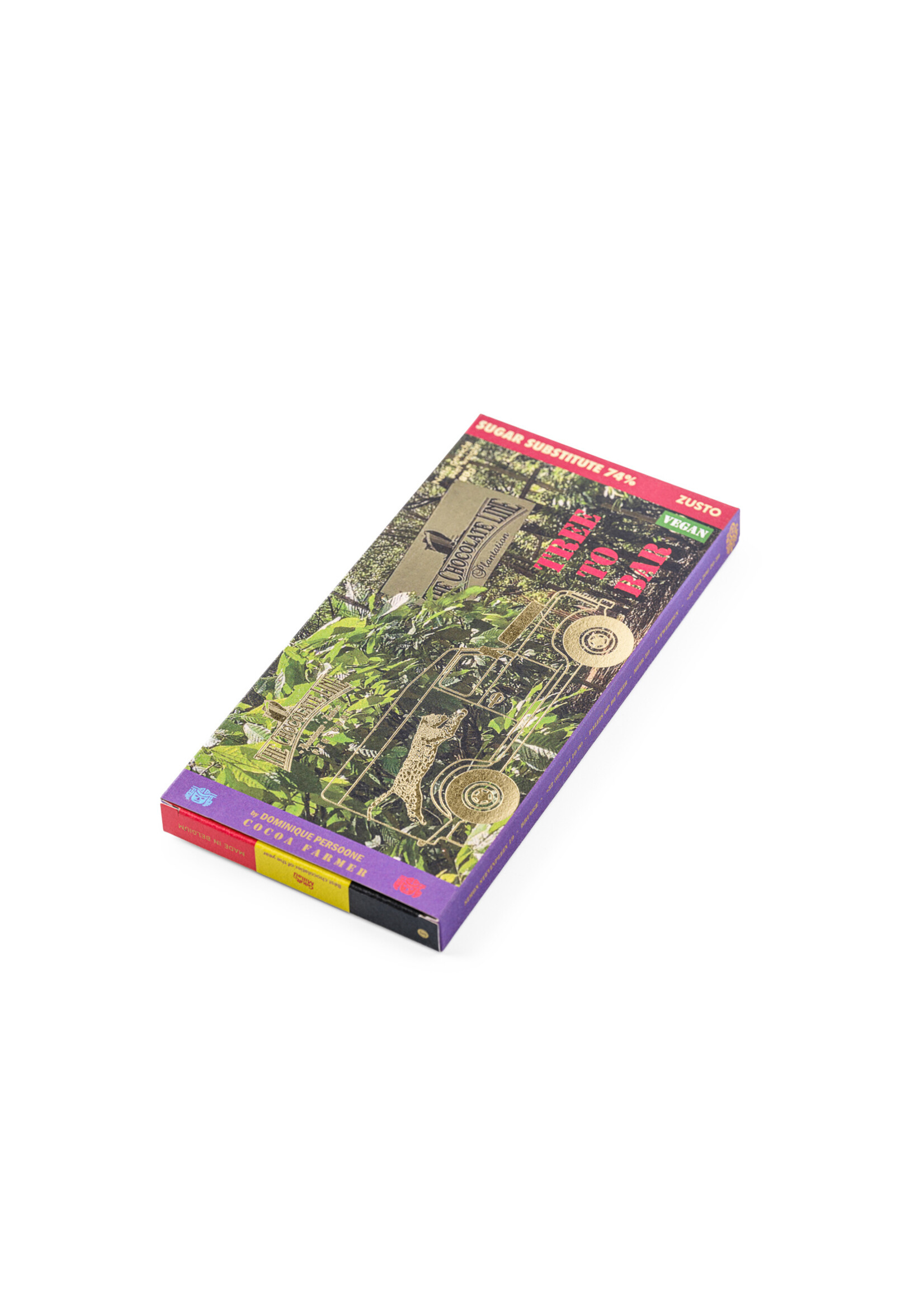 Tree To Bar with sugar substitute "Zusto" 74%
