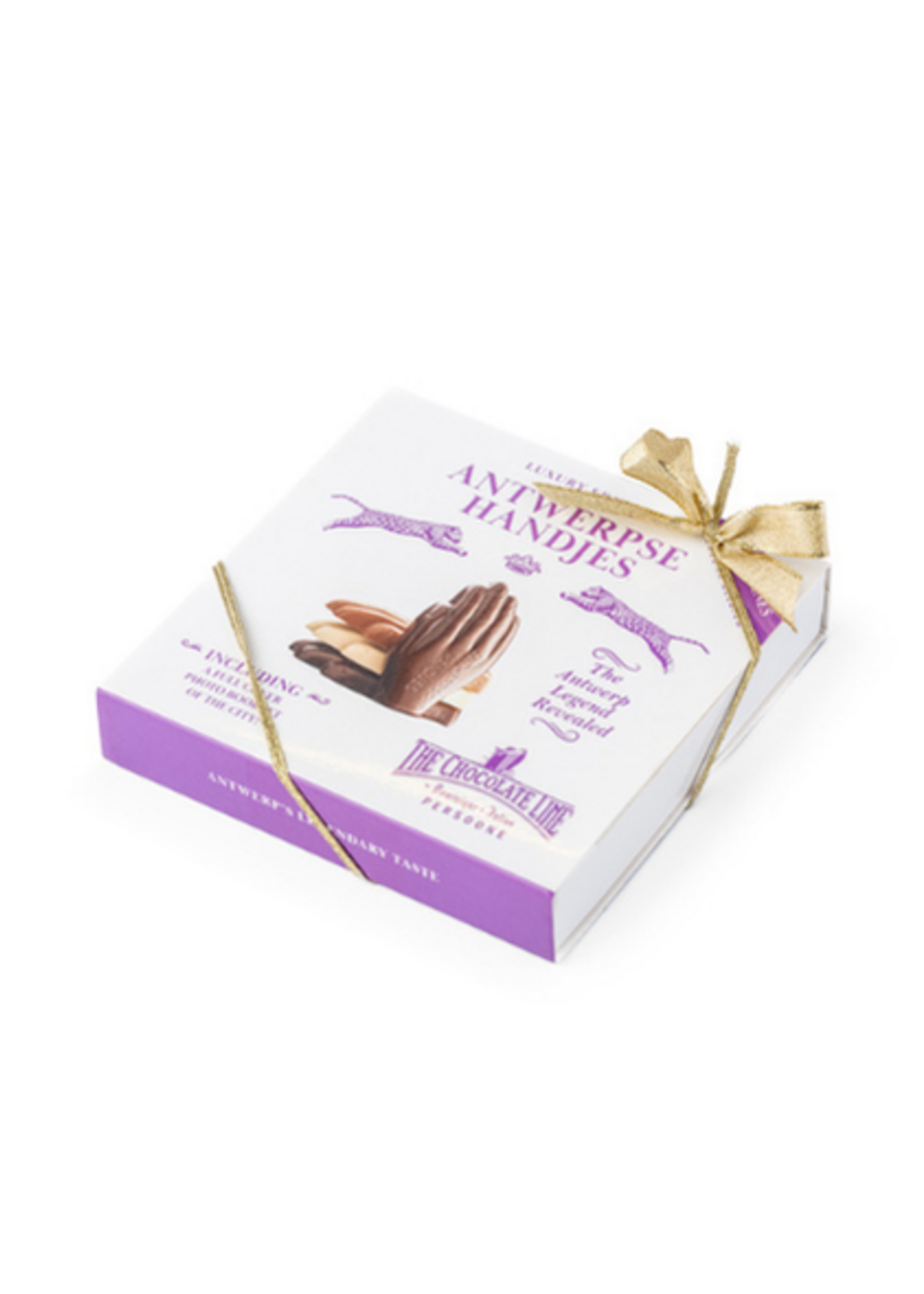 Assortiment van 12 pralines Antwerpse Handjes