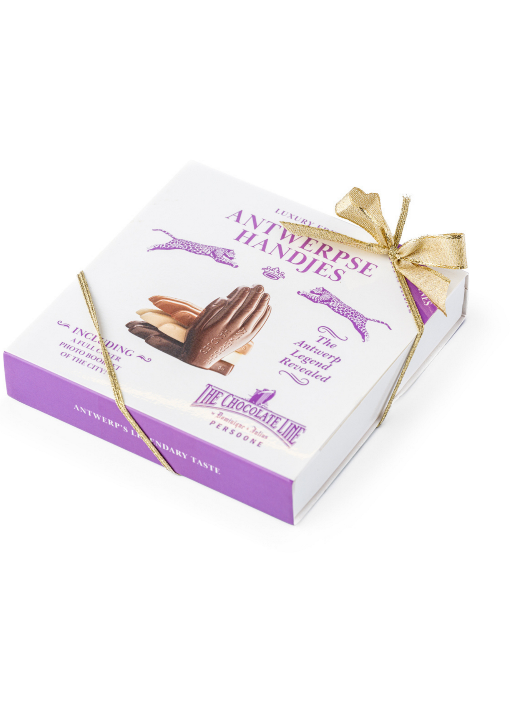 Assortiment van 12 pralines Antwerpse Handjes