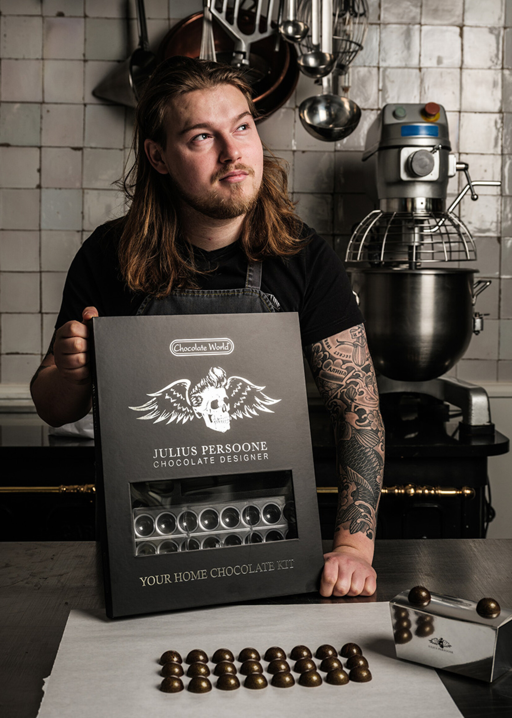 Your Home Chocolate Kit by Julius Persoone x Chocolate World