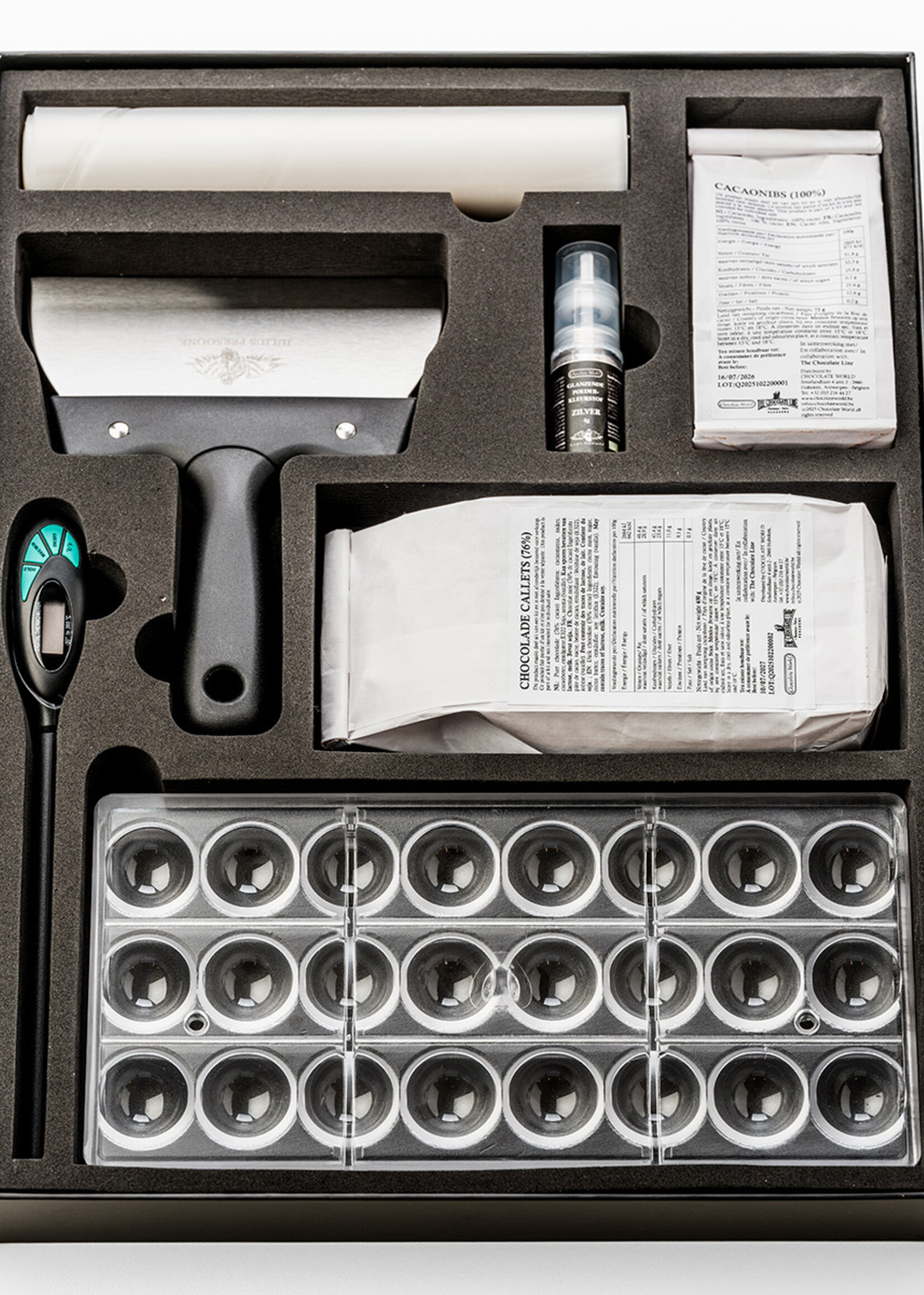 Your Home Chocolate Kit by Julius Persoone x Chocolate World