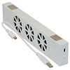 Radiatorventilator met batterij voeding