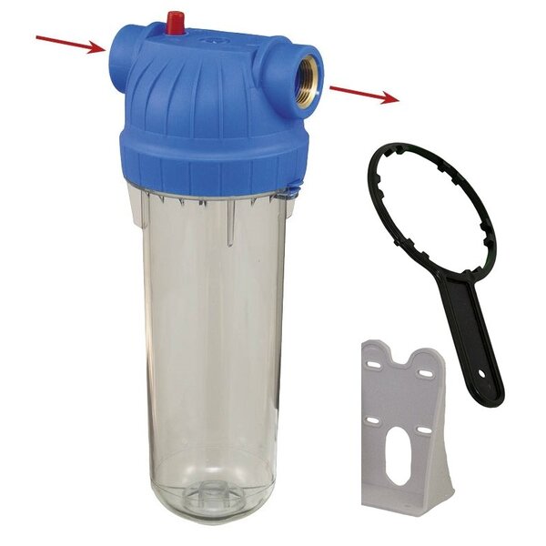 Pro-acqua Filter bokaal 10"- 1"  F niet voorgevuld