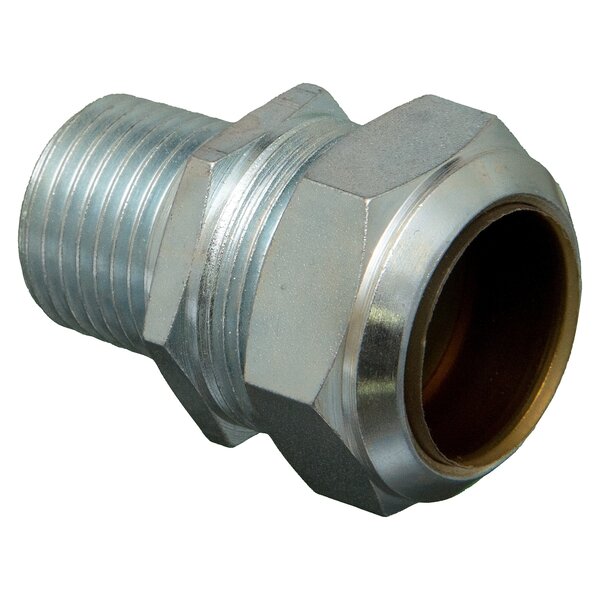 Iezy Staal verzinkte knelkoppeling 3/4 " M x 22  mm