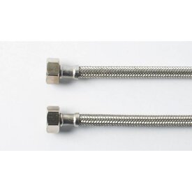 Levica Aansluitslang inox  met dichting 3/8 F - 3/8 F - 30cm
