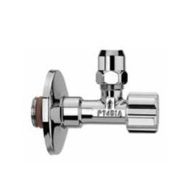 Levica Hoekstopkraan 1/2 x 3/8 -10mm knel met teflon ring chroom